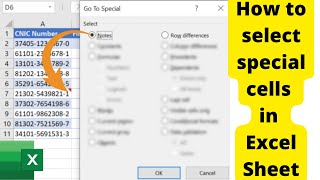 How to Select Special Cells in Excel Spreadsheet? | Excel Tutorials | Positive People Commission |