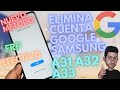 Frp eliminar o remover cuenta Google Samsung A31 A32 A33 Android 12 y 13 nuevo efectivo