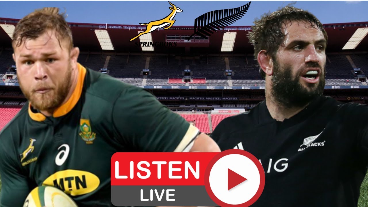 Springboks Vs All Blacks Rugby Championship 2022 Live Commentary - YouTube