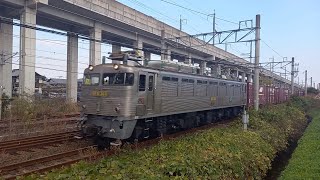 2023.12.03 - ＥＦ８１形貨物列車４０９３レ（西熊本～川尻）