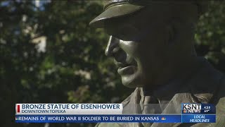 Eisenhower statue graces Kansas Capitol grounds