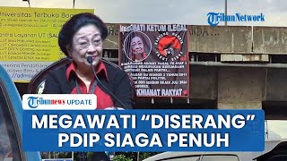 Spanduk 'Megawati Ketum Ilegal' Bertebaran Bertuliskan Pengkhianat Rakyat, PDIP Siaga Penuh