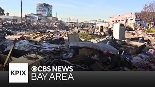 Complaints mount over mountain of trash, encampment in Oakland's Fruitvale district