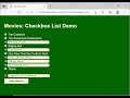 HTML CSS JavaScript Demo: Checkboxes -- Version 1