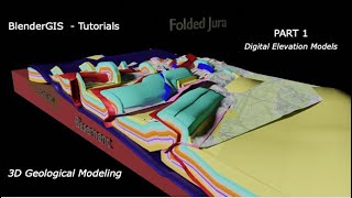 BlenderGIS Tutorial PART 1 - Digital Elevation Models