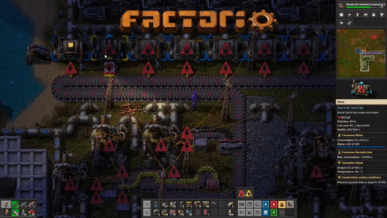 Oh Power Why Must You Do This Again Factorio Deathworld Youtube