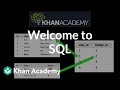 Welcome to SQL | Intro to SQL: Querying and managing data | Computer programming | Khan Academy