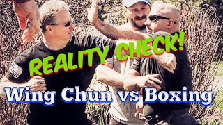 Wing Chun Sparring with Boxing and Martial Arts