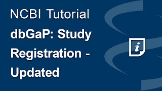 dbGaP: Study Registration Update - New Submission Portal Status
