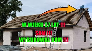 Sam wybudował dom bez doświadczenia 😱 Posiłkując się YouTube 😱 Budowa domu samemu system gospodarczy