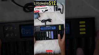 Liitokala Lii-S12 เครื่องชาร์จถ่าน ราง 12 ช่อง สำหรับ ถ่าน18650 ถ่านAA ถ่านAAA Ni-MH /Li-ion/LiFePo4