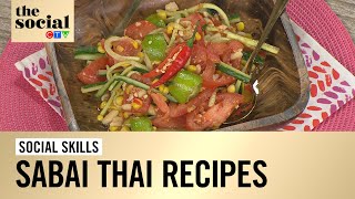 ‘Sabai’ Thai cooking with @PailinsKitchen | The Social