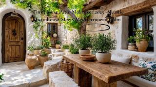 Tiny House Patios with Rustic Farmhouse Charm and Mediterranean Serenity Timeless Design Inspiration