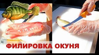 How to filet a perch or cut up a perch without any problems.