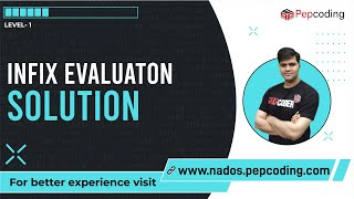 Infix Evaluation | Solution