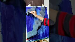 Acrylic Abstract Painting |Modern Art #shorts #timelapse