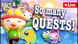 Hello Kitty Island Adventure live- Unlocking the PickAxe, Level 11 Quests \u0026 Icy Peak | livestream