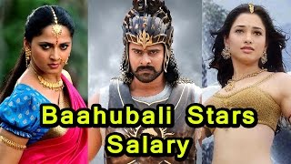 Baahubali 2 Actors Salary