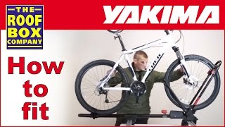 Yakima FrontLoader - Roof mounted bike carrier - How to fit to Aero roof bars