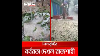 শিলাবৃষ্টি ও কালবৈশাখীর তাণ্ডবে রাজশাহীর আম নষ্ট | DBC NEWS