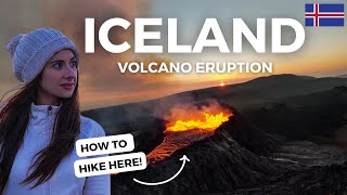 ACTIVE VOLCANO in ICELAND 2021 | 4K DRONE FOOTAGE AND VLOG