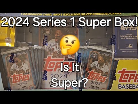 2024 Topps Series 1 Super Box - Worth It? - YouTube