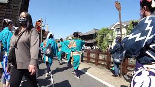 油久商店さん前で手踊り披露！　上宿 山車の特別曳き廻し　2022年5月3日　千葉県香取市佐原にて　 00383