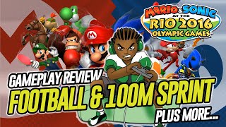 Mario & Sonic at the Rio 2016 Olympic Games Wii U Gameplay Review Football Gameplay