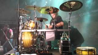 Pearl Artist Lacu Lahtinen drum cam - Kersantti Karoliina \u0026 Matkalla Alabamaan @ Miljoona Rock 2014