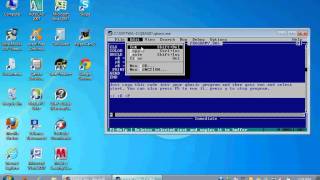 How to make the matrix code in Qbasic