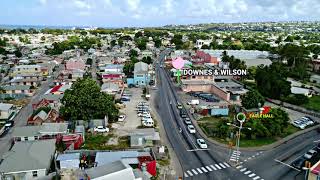 Aerial View of Downes and Wilson Funeral Home