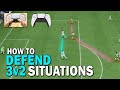 How to defend in 3v2 COUNTER ATTACKING situations in EA FC 24 | EA FC 24 Defending Tutorial