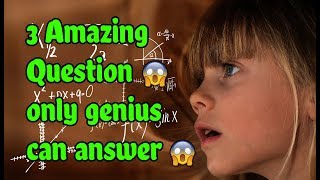 ✅ 3 Simple and amazing Questions Only a Genius Can Answer-Intelligence Test (IQ) | part- 5