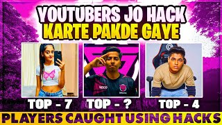 Top 10 YouTubers Caught Using Hack On Livestream 😱🔥|| Saggy Hacking ||  Saggy, Jonathan, Dynamo