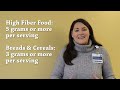 nutrition facts label reading part 1 carbohydrates