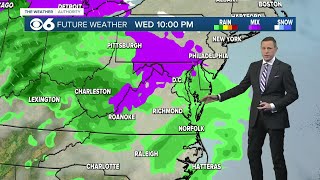 First hour-by-hour look at rain chances for Wednesday and Thursday