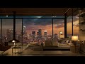 The Perfect Nighttime Retreat | Cozy Bedroom Ambience with Smooth Piano Jazz 🌌