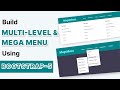 Responsive Mega Menu Using Bootstrap 5 | Create Multi Level Dropdown Menu Using HTML CSS Bootstrap 5