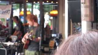ED SHEERAN Live "Give Me Love" @ Maynard's in Excelsor! 6/15/12 (1)