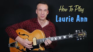 Gary Lambert - Solo Guitar Lesson - Laurie Ann by Glen Glenn