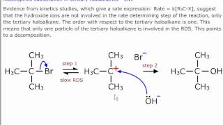 SN1 and SN2 substitution of haloalkanes