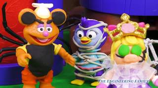 Muppet Babies Play with Spooky PJ Masks Transforming Towers