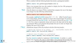 Introduction To Java Programming Exercise 6 2b