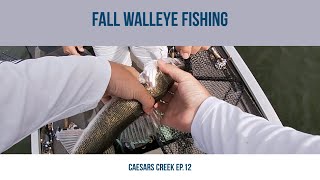 Fall Walleye and Bass Fishing, Caesars Creek Ep.12