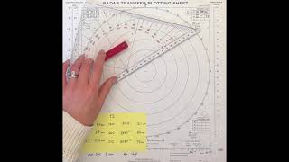 Radar Plotting - Plot 11 - Two Targets, Course Change
