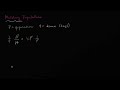 modeling population with simple differential equation khan academy