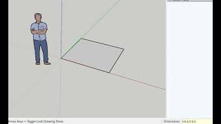 SketchUp: How to Enter Dimensions