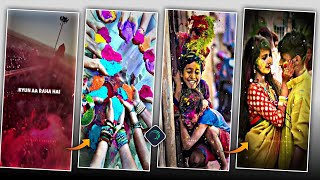 🎉Happy Holi 2023 Video Editing Alight Motion ❤️ || Holi Special Video Editing || Happy Holi Special