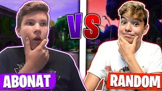 AM FACUT 1VS1 CU UN ABONAT RANDOM PE FORTNITE?!