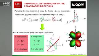 WOPM 2019 - 16 - G. Le Gal– Dual-axis single-probe Hanle magnetometer based on atomic alignment.